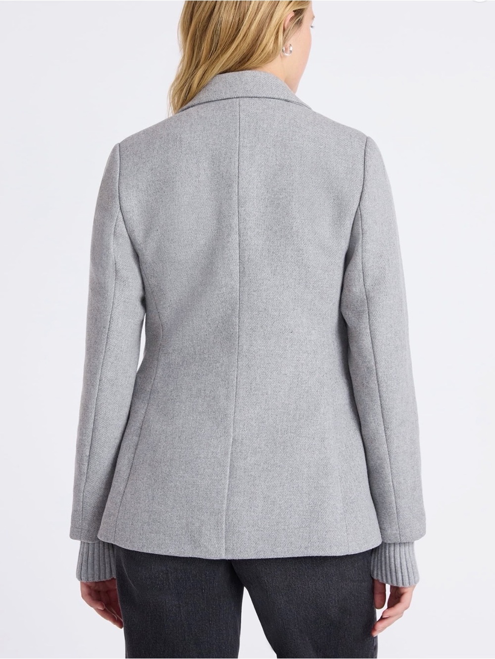 NWT Womens’ Grey Tailored Blazer Coat - Picture 4 of 9